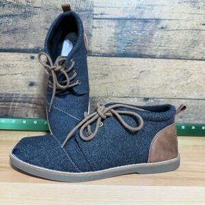 New BOBS from Skechers denim and Brown Ankle Boots 8.5